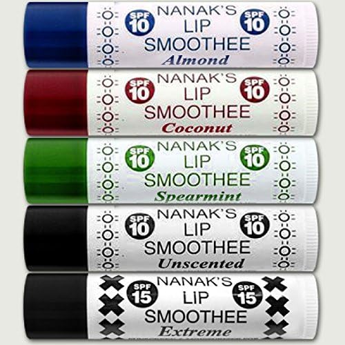 Nanak's Lip Smoothee with SPF 10 - Spearmint - 3 Pack!