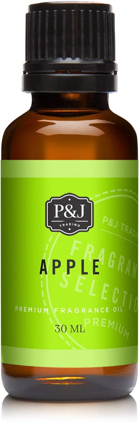 P&J Trading Fragrance Oil | Apple Oil 30ml - Candle Scents for Candle Making, Freshie Scents, Soap Making Supplies, Diffuser Oil Scents