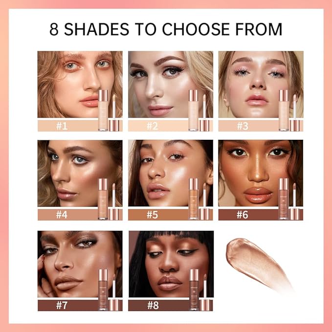 Halo Glow Liquid Face Filter, Complexion Booster For A Glowing, Soft-Focus Look, Infused With Hyaluronic Acid, Vegan & Cruelty-Free 1.06 OZ/31.5ml -08