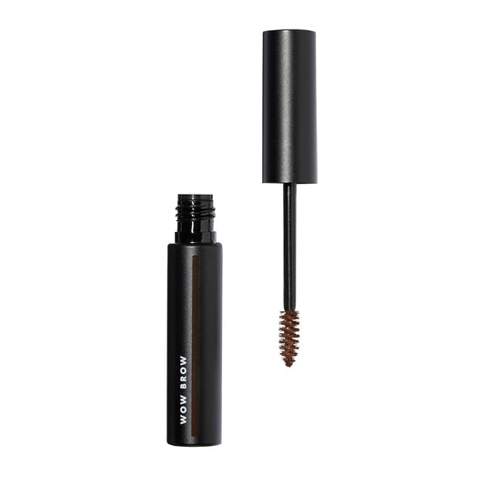e.l.f. Wow Brow Gel, Volumizing, Buildable, Wax-Gel Hybrid, Creates Full, Voluminous-Looking Brows, Locks Brow Hairs In Place, Brunette