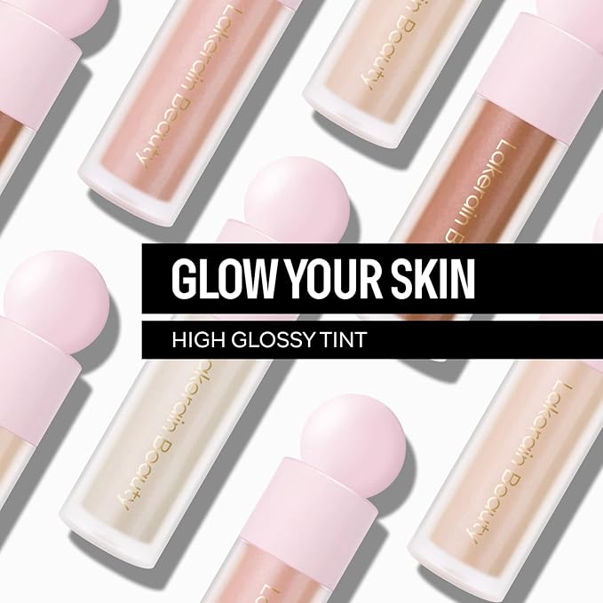 KYDA Liquid Highlighter, Moisturizing Liquid Illuminator for Face & Body, High Glossy Finish, Natural Glow Liquid Luminizer, Silky Creamy, Lightweight Blendable, by Ownest Beauty-#01