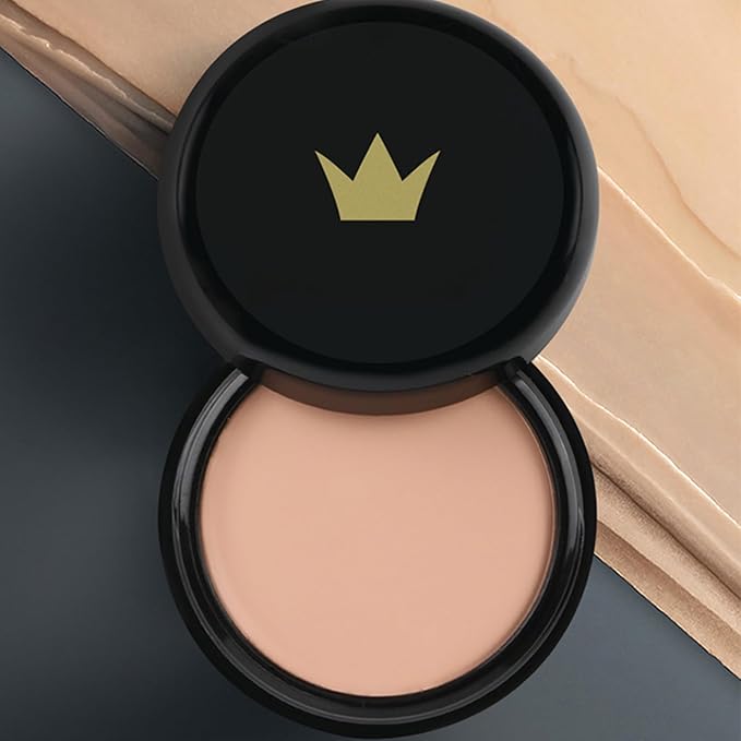 Mallofusa Single Color Face Makeup Concealer Foundation Palette Creamy Moisturizing for Concealing Dark Eye Circle 0.49oz (Dark Beige)