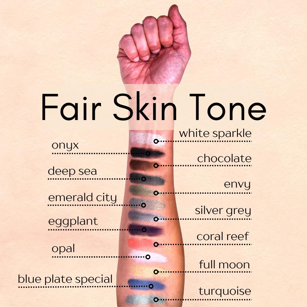 Dark Envy Army Glitter Green Single Loose Powder Eyeshadow; Vegan, Talc & Paraben Free