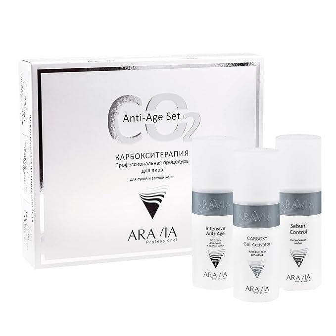 Carboxytherapy Set for Dry and Mature Skin, Anti-Age Set, Aravia