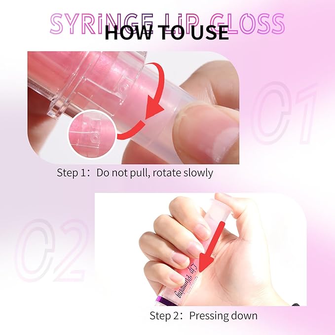 Lip Plumper Booster,Plumping Lip Gloss Spicy Lifter Shimmer Oil Hydrating High-Shine Volumizes Fuller Lip Glass Mirror Glaze Plump and Pout Lip Plumper Nourishing for Women Girls Makeup#4