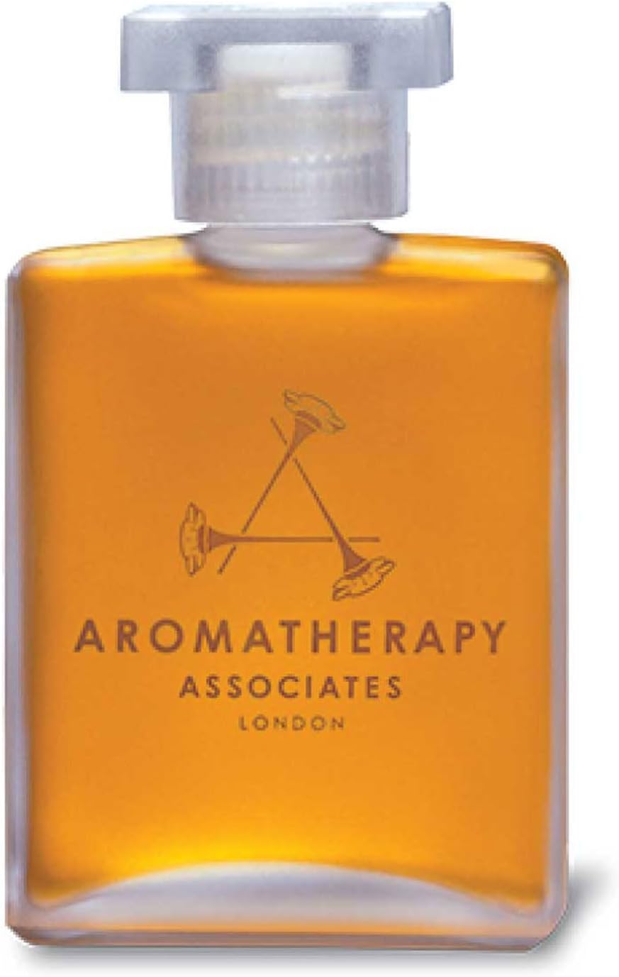 Aromatherapy Associates Deep Relax Bath and Shower Oil – Natural Hydrating Oil with 3 Essential Oils to Relax Mind, Body, and Promote Sleep (1.86 oz)