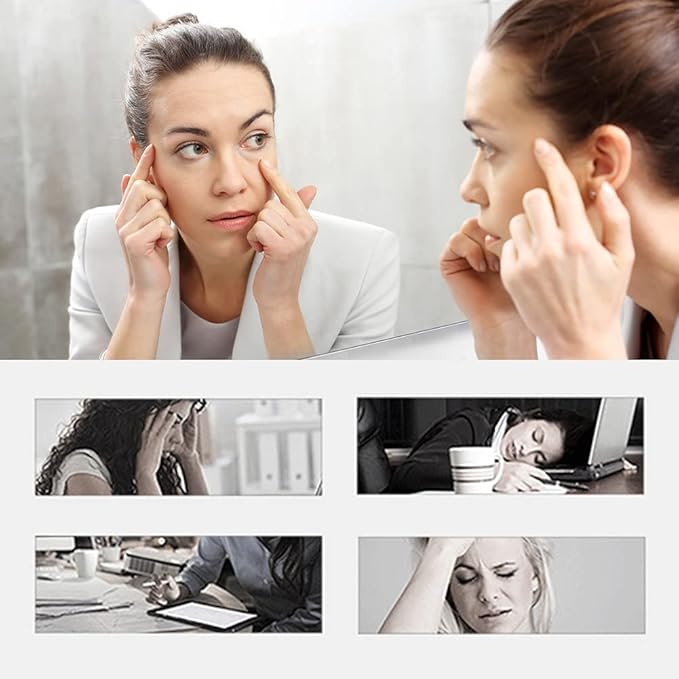 Eye Face Massage Tool Wand Pen, Portable Electric Eye Lift Wand Heated Warm Eye Lip Massager Vibration Skin Care Tool for Eyes