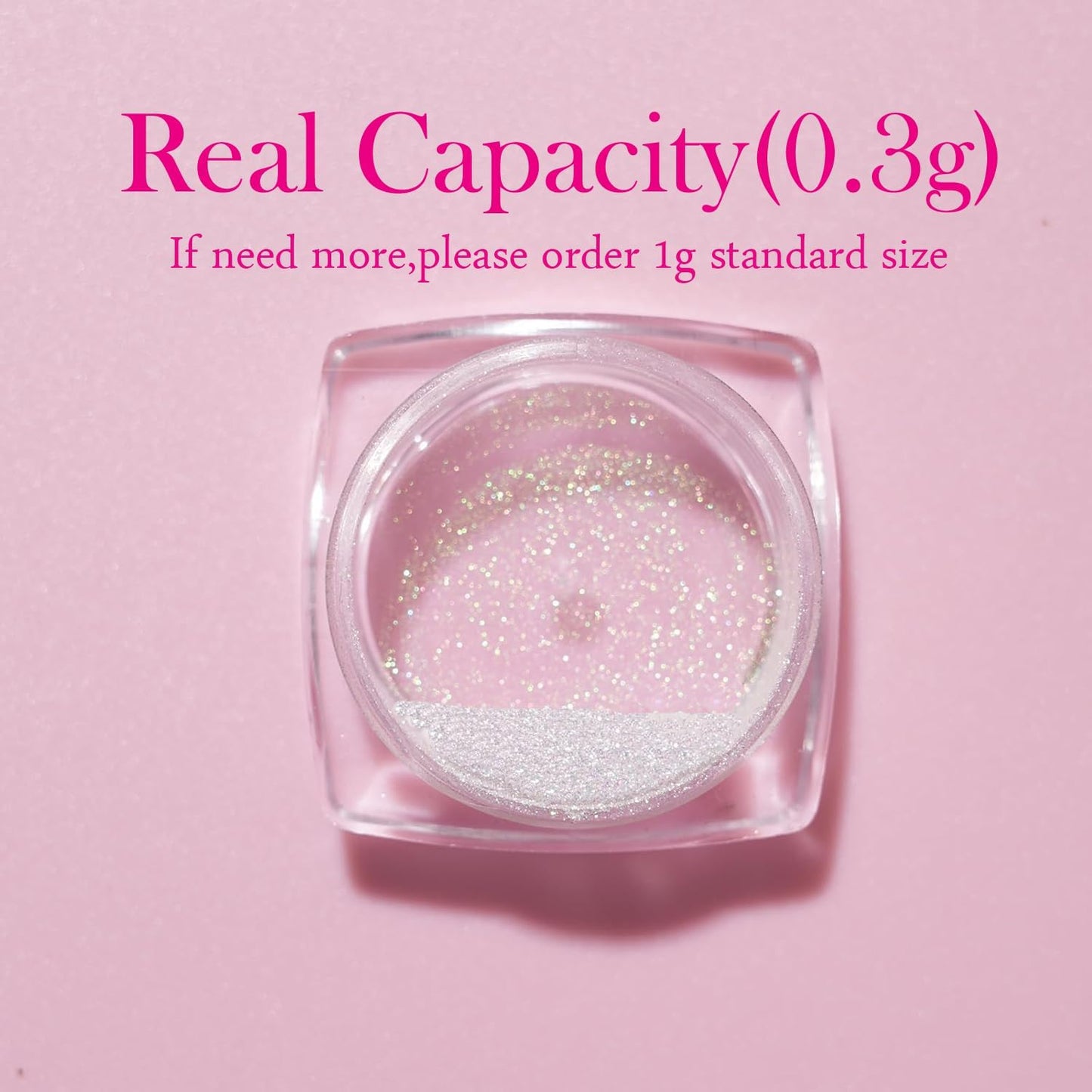 Pretty Diva Aurora Chrome Nail Powder - 0.3g Aurora Mermaid Unicorn Iridescent Chrome Powder for Nails