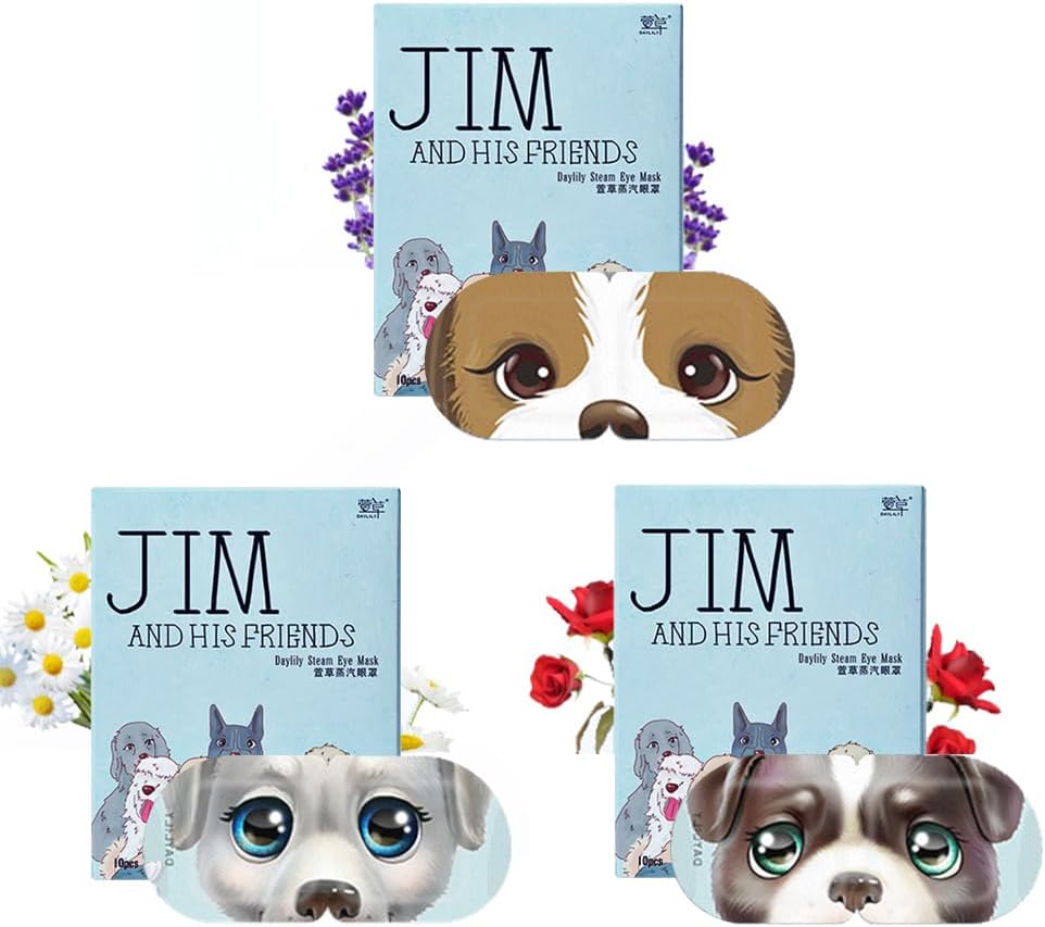 30 Packs Steam Eye Masks for Dry Eyes - Relaxing Hot Sleep Mask, Disposable Moist Heating Compress Pads