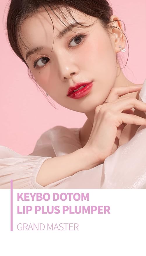 keybo Lip Plumper Dotom Lip Plus 16 Colors, 3 Steps Extreme Plumping Clear Lip Gloss by Essence Lip Care Oil & 16 Color Tints from Korean Makeup (07. Autumn Rose)