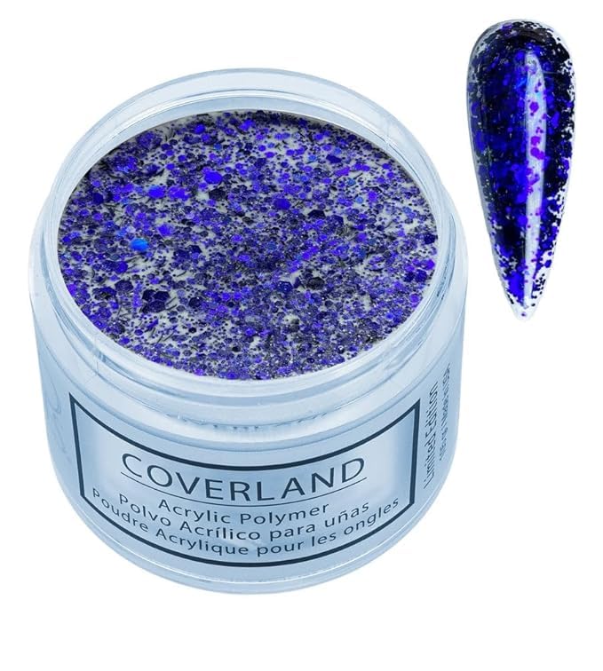 Tones Coverland Acrylic Nail Powder "Midnight Dreams" - Limited Edition Acrylic Powder for Nail Design, Sculpting, and Masking Nail Bed Imperfections - Professional Acrylic Nail Supplies - (1.5 Oz)