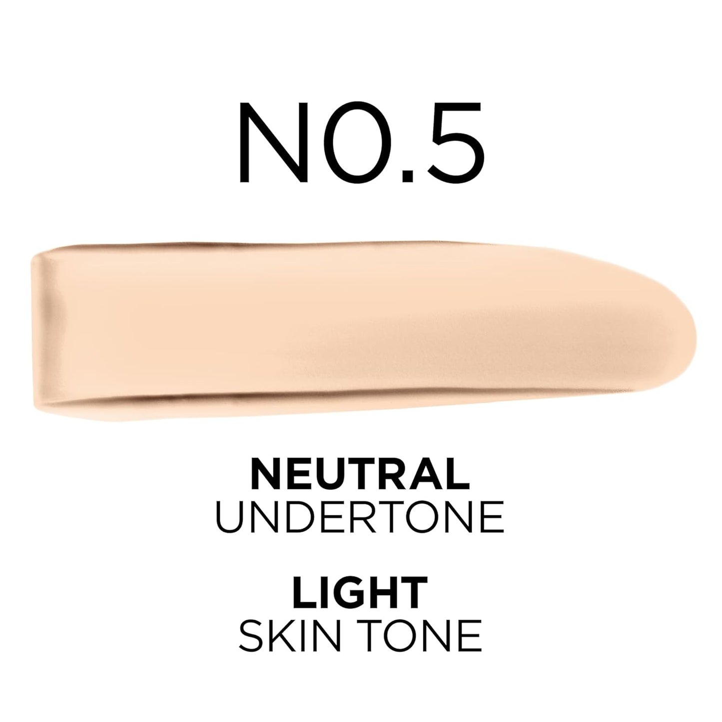 L'Oreal Paris True Match Super-Blendable Foundation, Medium Coverage Liquid Foundation Makeup, N0.5, Light, 1 Fl Oz