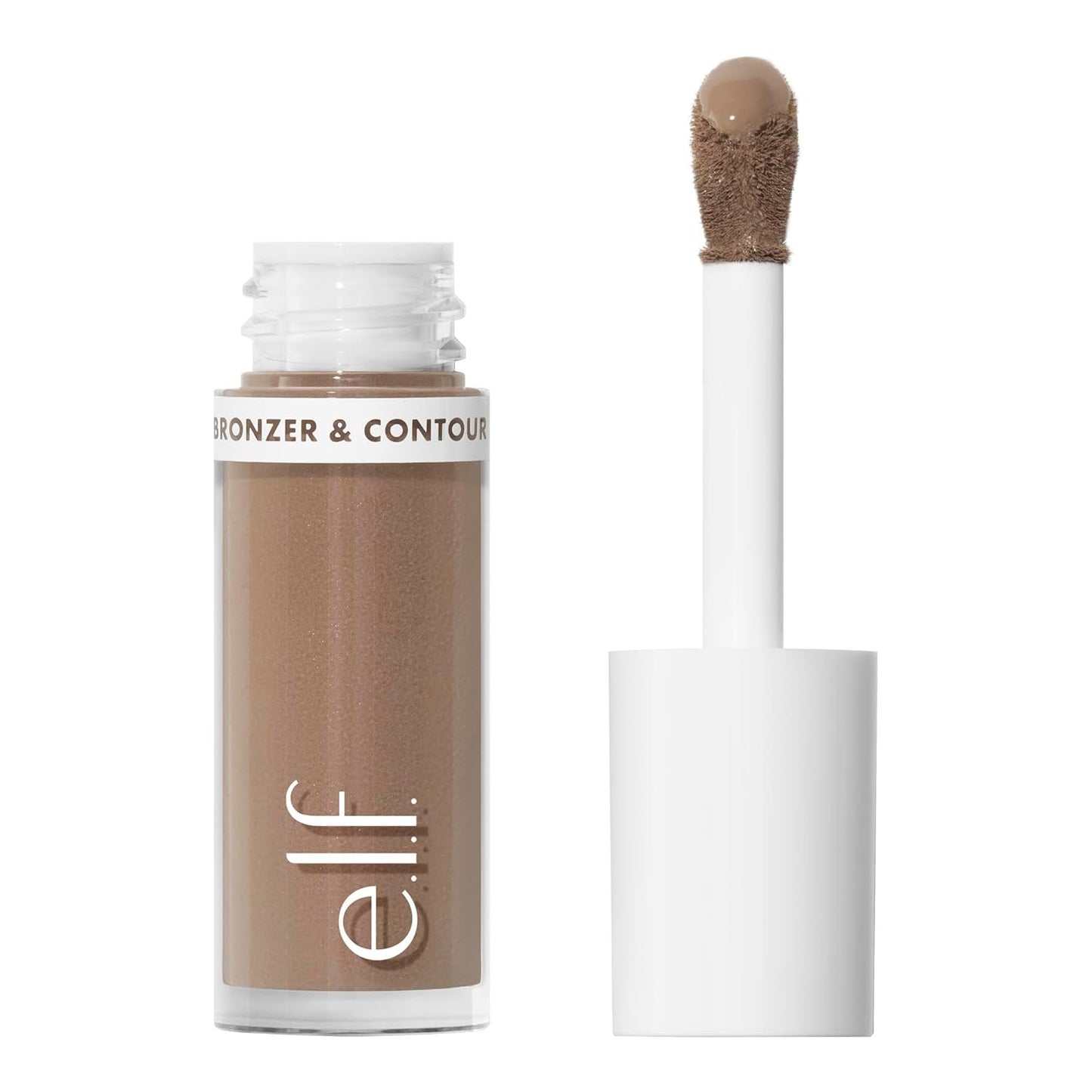 e.l.f. Camo Liquid Bronzer & Contour, Silky Highly Pigmented Formula, Creates a Long-Lasting Bronzed Glow & Natural Look, Vegan & Cruelty-Free, 1 Fair