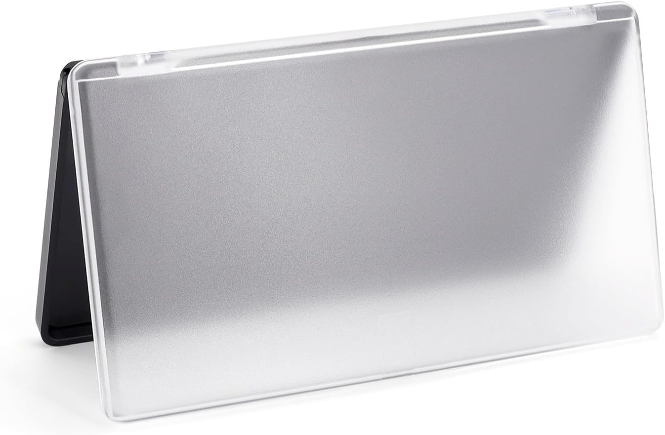 Magnetic Makeup Palette with Frosted Clear Top, 5 Pack Empty Eyeshadow Palettes depots Travel Storage Box for DIY Cosmetics Bronzer Highlights Powder (Small Palette - 5.5" x 3.1")