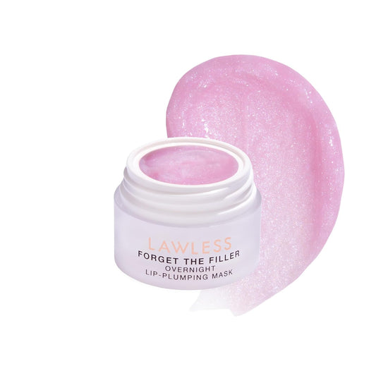 LAWLESS Forget the Filler Lip Mask - Sweet Daisy - Premium Overnight Lip Plumping Treatment with Natural Ingredients Designed to Plump, Hydrate, and Smooth Lips - 0.28 oz