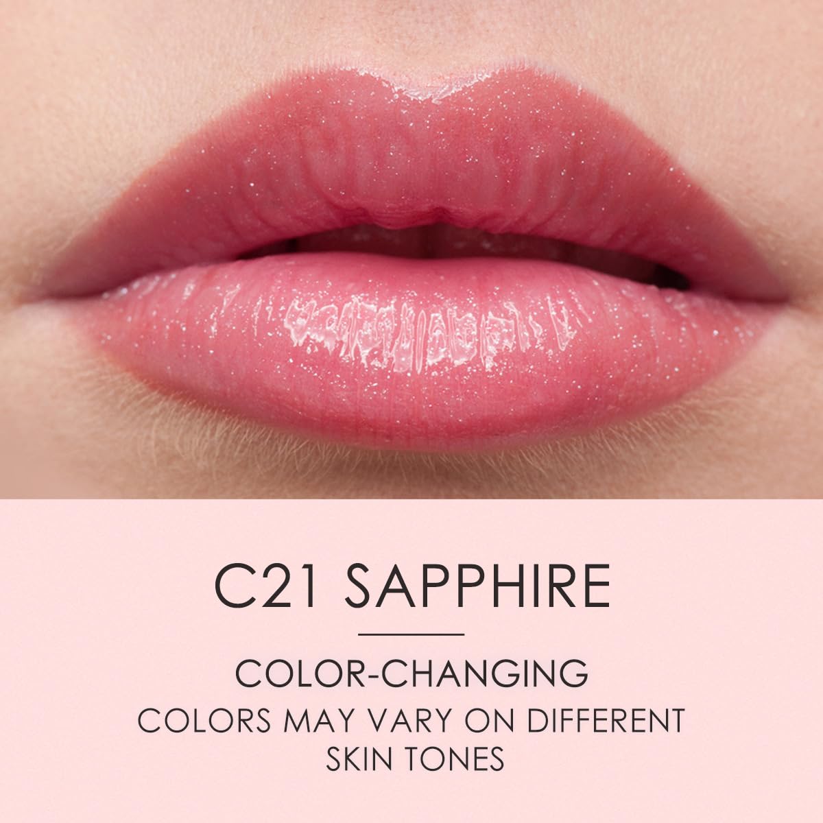 CATKIN Lip Balm Color Changing Lipstick Ultra Hydrating Lip Moistrurizer with Vitamin E Nourishing For Cracked & Dry Lips 0.12 oz C21