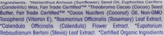 ECO LIPS Bee Free Vegan Unscented Lip Balm, 0.15 OZ