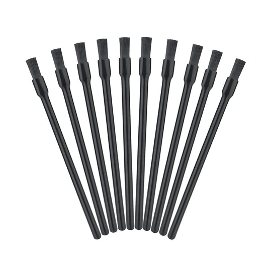 G2PLUS 100PCS Disposable Lip Brush Applicators, Disposable Nail Brushes, Lip Brushes Lipstick Lip Gloss Wands for Makeup PYO Cookie Paint Brushes (Dark Black)