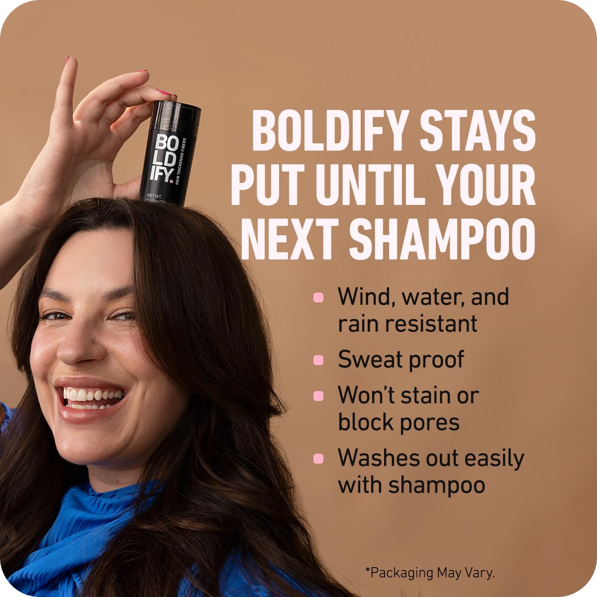 BOLDIFY Hair Fibers (12g) - Fill In Thinning and Fine Hair for an Instantly Fuller, Thicker Look - 14 Shades for Women & Men - White