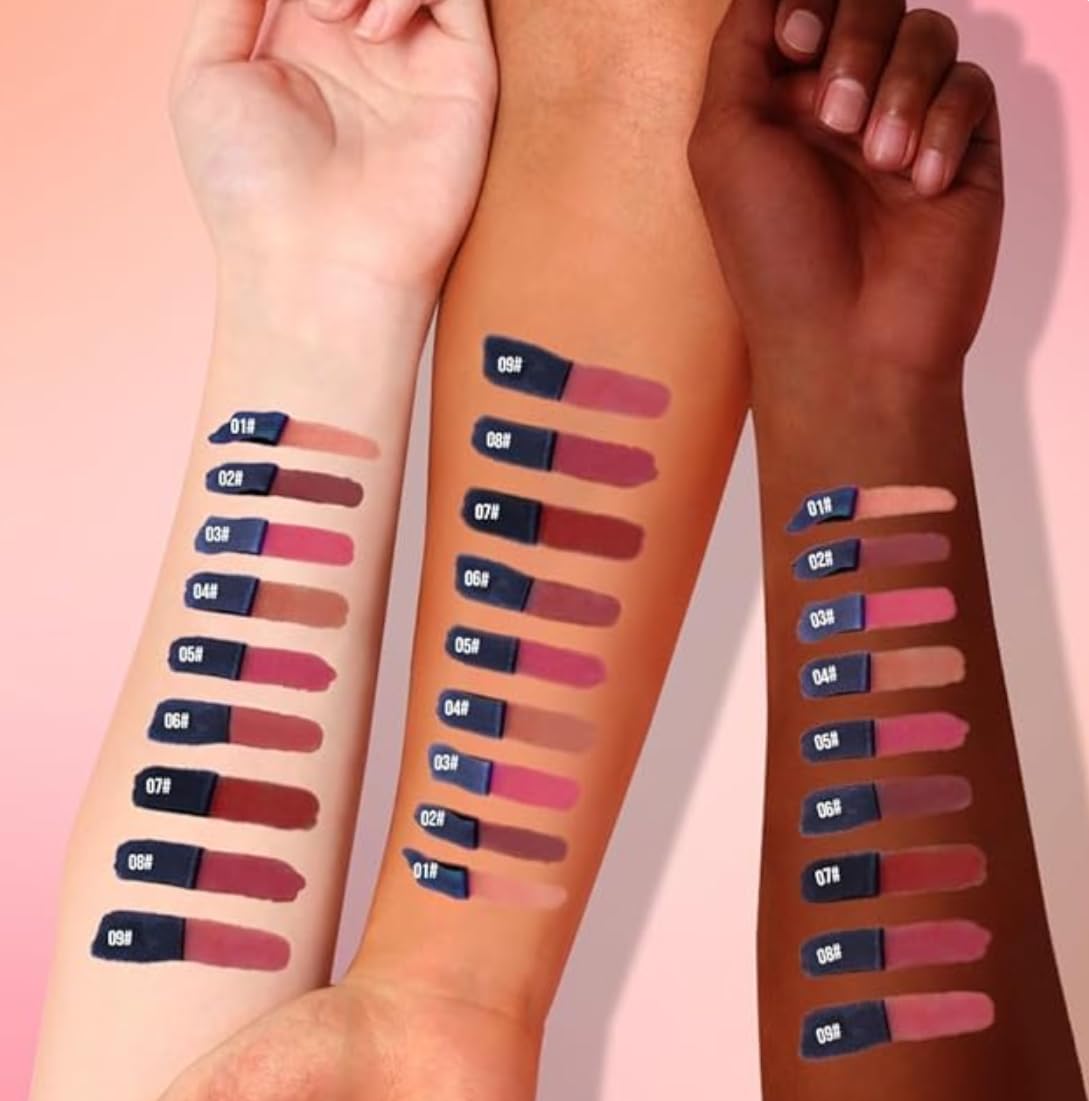 Lip Stain - Wipe-Off &Peel Off Lip Color | Waterproof, Long Lasting, Transfer-Resistant, Smudge-Proof Lip Tint | Easy Wipe Finish, High Pigment | All-Day Vibrant Kiss-Proof Lip Stain, muted rose beige