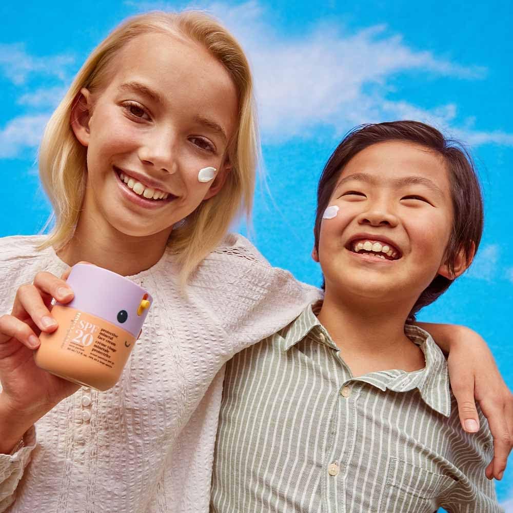 Evereden Kids Face Cream, 1.7 oz. | Fragrance-Free and Kids Face Lotion with SPF 20 | Clean and Non-Toxic Face Moisturizer | Multi-Vitamin Skin Care | FSA Eligible