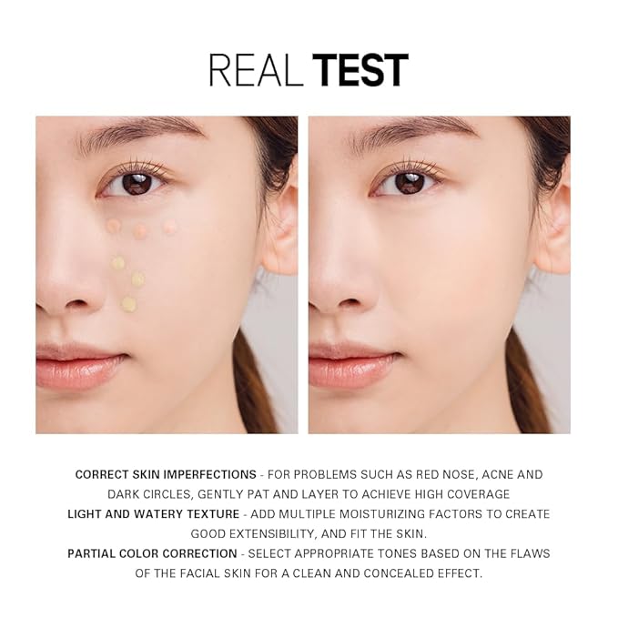 heme Full Coverage Liquid Concealer 6ml (21 Olive Green)