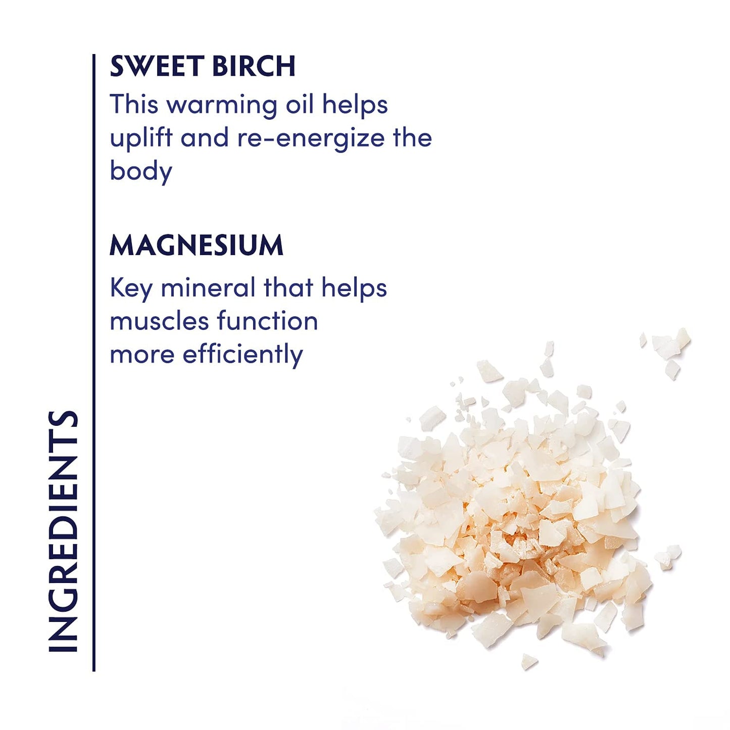 Naturopathica Sweet Birch and Magnesium Bath Flakes, Soothing Daily Bath Soak for Muscle Discomfort, Bathing Alternative to Epsom Salt, Relaxing Tension Relief Soak for Men and Women, 11 oz