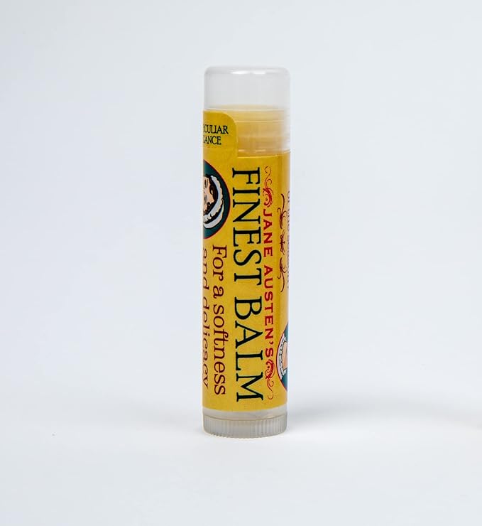 Jane Austen's Finest Balm, Lip Balm Tube, Peppermint Flavored - Cruelty-Free and Made in the USA from Natural and Imported Ingredients