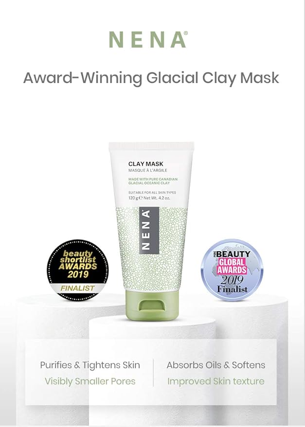 NENA Natural Skincare Kit | 4-Piece Daily Skin Essentials for Women & Men - for Dry, Oily, Normal and Sensitive Skin | EWG Verified, Cruelty Free & Vegan-Friendly