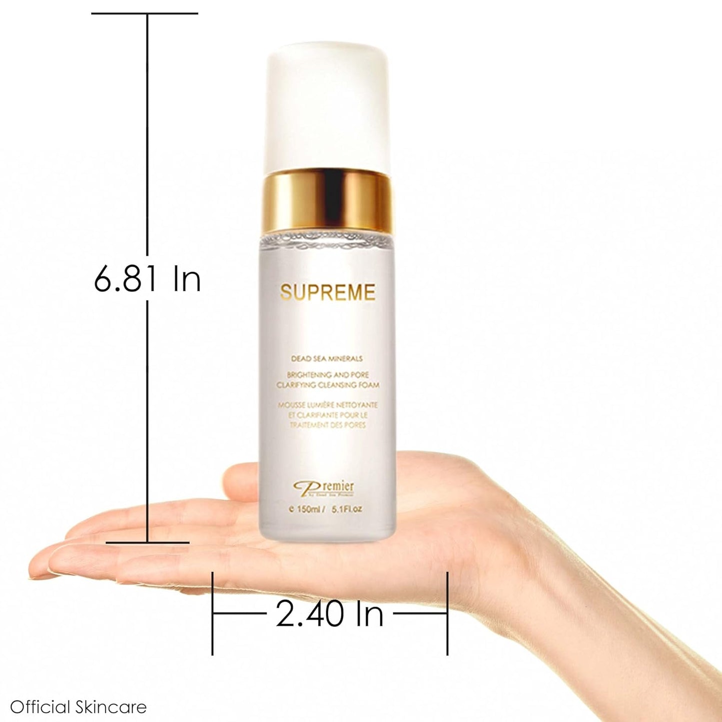 Premier SUPREME Brightening and Pore Clarifying Cleansing Foam 5.1 Fl Oz