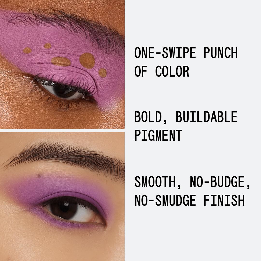 about-face Matte Fluid Eye Paint Dionysus – High-Pigment Liquid Eyeshadow, Long-Lasting, No-Budge Matte Finish, Vegan & Cruelty-Free (Soft Orchid)