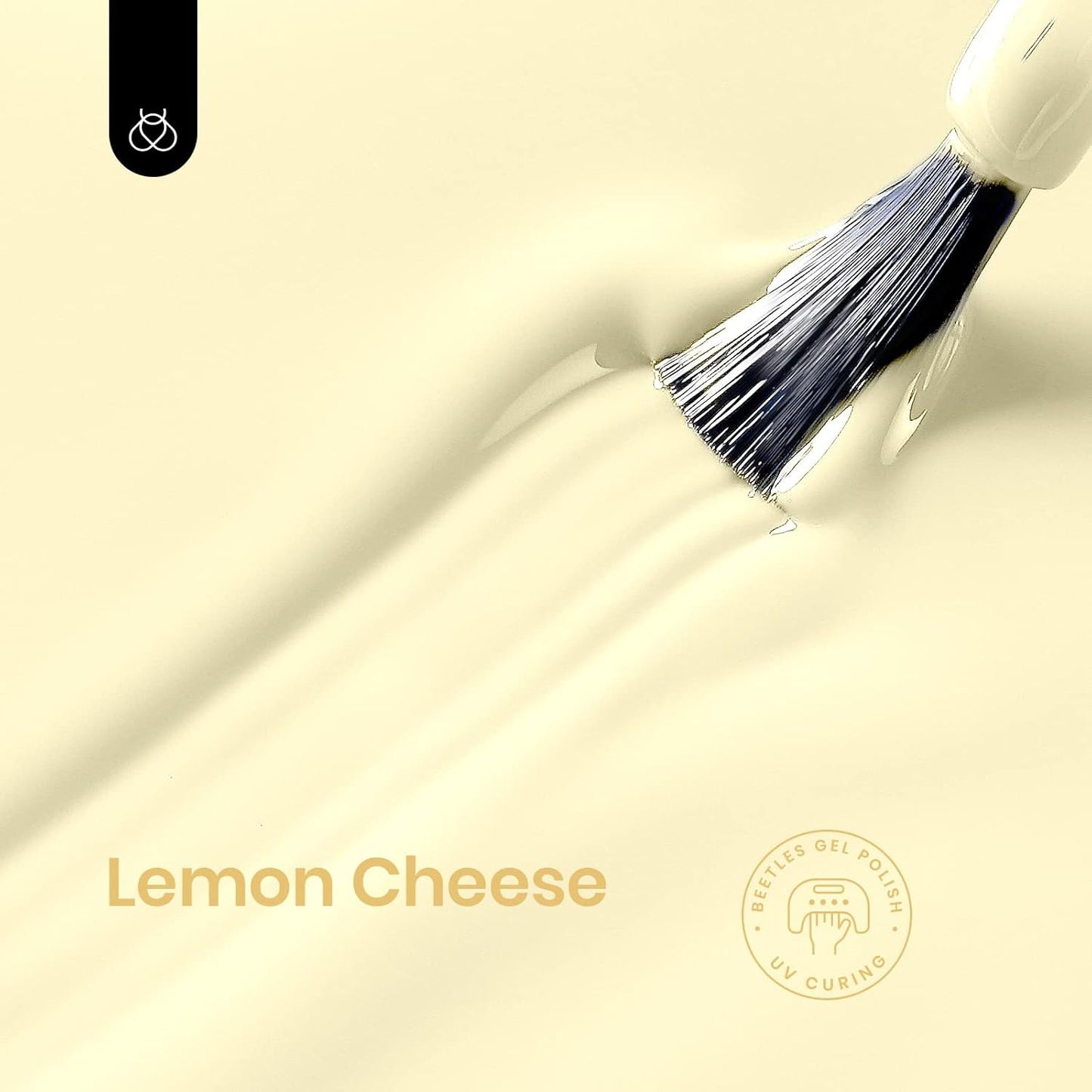 Beetles Gel Nail Polish, 1Pcs 15ml Pastel Yellow Gel Nail Polish Lemon Cheese Soak Off Uv LED Nail Art DIY Manicure At Home Gift for Girls Women