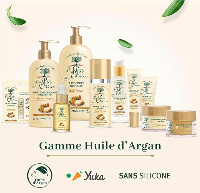 Nourishing Lip Balm Stick - Enriched with Argan Oil - Softens and Smooths Dry Lips - Made with Natural Vegetable Oils - 0.14 oz