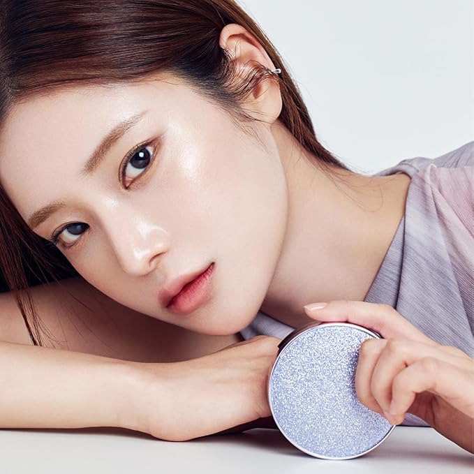 MIZON Vegan Collagen Cushion (15g/ 0.52 oz x 2 ea) Healthy and glowing look, Medium coverage compact with SPF38 PA++ Protection, Skincare and makeup INCLUDES REFILL (#21 Light Beige)