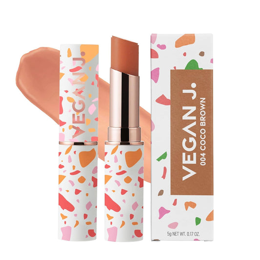 Lip Balm – Long-Lasting Hydration with Natural Color – Korean Beauty, Oasis Plant Complex, Silicone-Free, Vegan & Cruelty-Free Lip Care (004 Coco Brown)