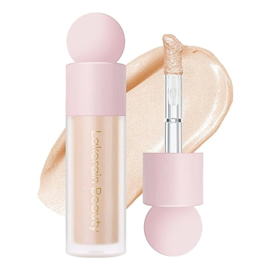 KYDA Liquid Highlighter, High Glossy Face Illuminator, Radiant Glow Liquid Filter, Silky Creamy Face Enhancing Makeup, Buildable Formula-Starlight