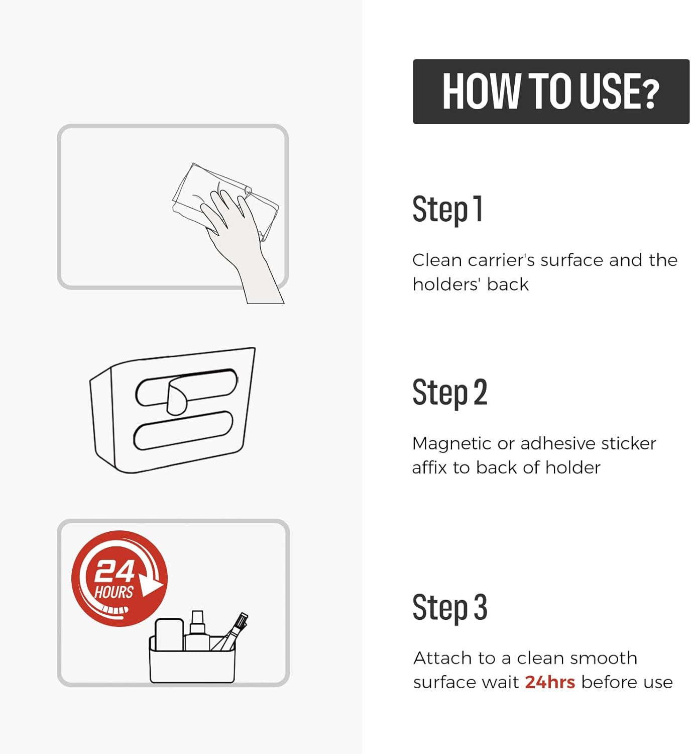 loukin Magnetic Marker Holder, Dry Erase Marker Holder, Remote Control Holder, Magnetic Storage Organizer for Whiteboard or Refrigerators (Green)