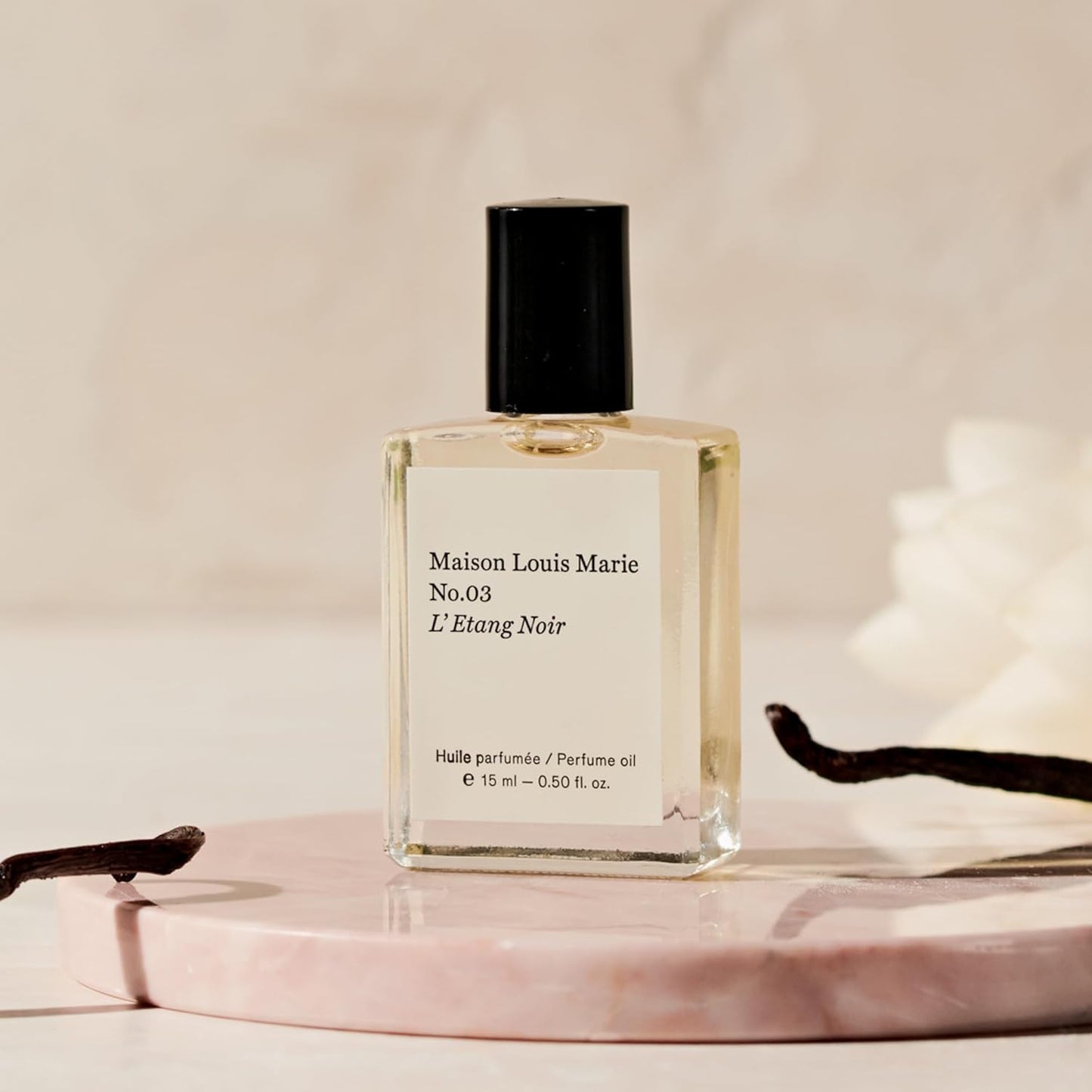 Maison Louis Marie - No.03 L'Etang Noir Roll-On Perfume Oil Sample | Luxury Clean Beauty + Non-Toxic Fragrance (0.1 fl oz | 3 ml)