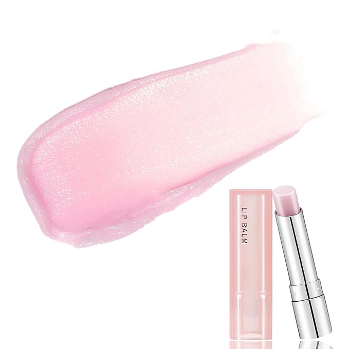 Boobeen Lip Balm Stick, Lip Balm Cream for Dry Cracked Lips, Temperature Color Change Lip Gloss, Long Lasting Lip Moisturizer for Women, Buildable Lip Color