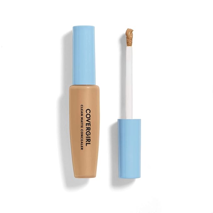 COVERGIRL - Clean Matte Concealer, Oil-Free, Lightweight Formula, Blendable, Natural-Looking Coverage, 100% Cruelty-Free