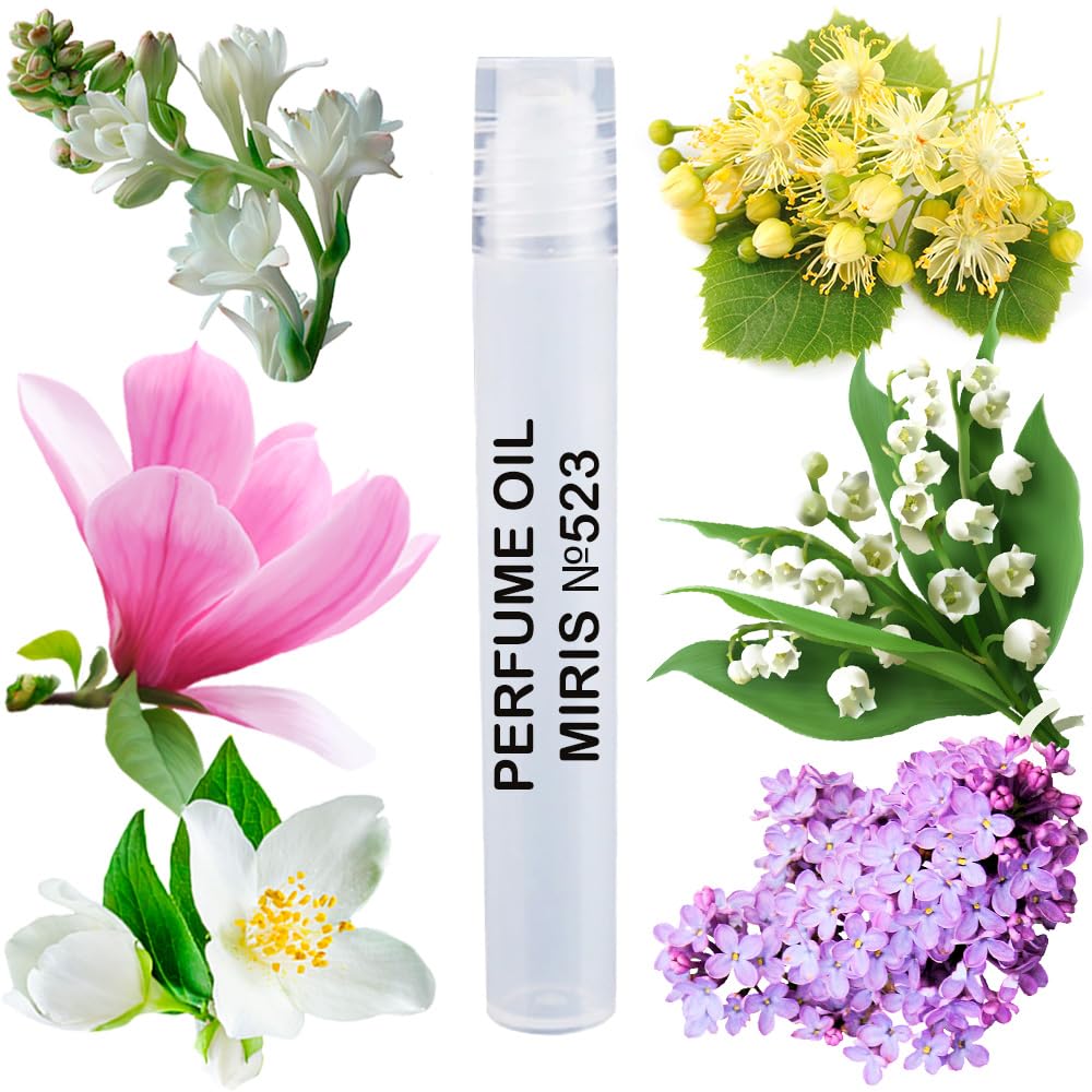 MIRIS Perfume Oil No. 523, Inspired by 5th Avenue, Long-Lasting Women Roll-On, Rollerball 0.34 Fl Oz / 10 ml
