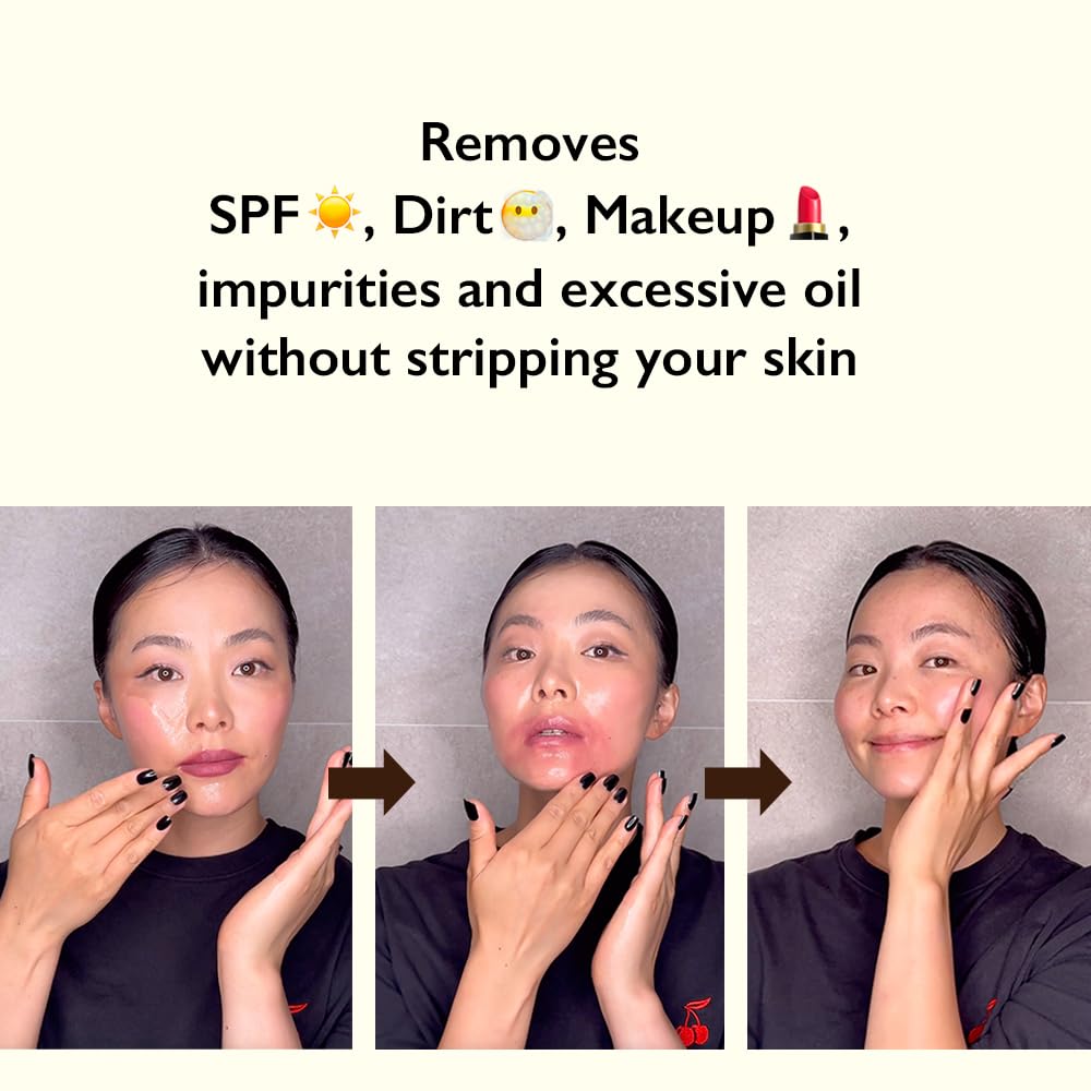 HARUHARU wonder Black Rice Moisture Cleansing Oil, 5.1 fl oz, Double Cleansing, Daily Makeup remover, Pore Oil Cleanser, Korean Skincare for sensitive, normal and Oily Skin