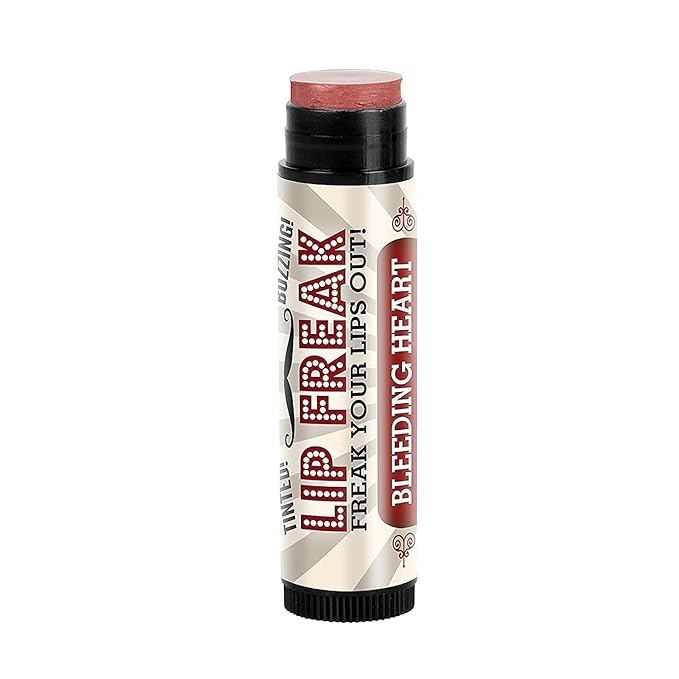 Doctor Lip Bang's BUZZING Lip Balm | Lip Freak| 100% All Natural | Cruelty Free | Bleeding Heart | 2 Pack