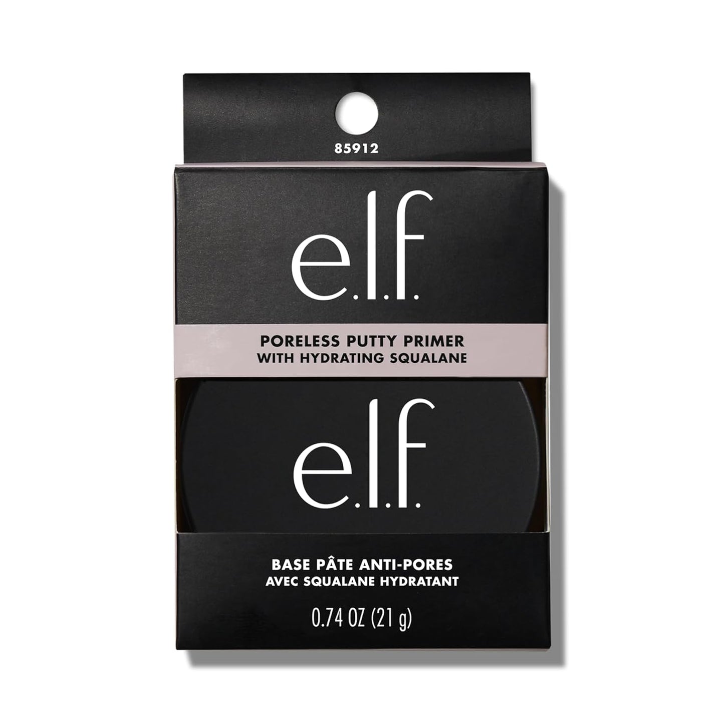 e.l.f. Poreless Putty Primer, Silky, Skin-Perfecting, Lightweight, Long Lasting, Smooths, Hydrates, Minimizes Pores, Flawless Base & Finish, All-Day Wear, Ideal for All Skin Types, 0.74 Fl Oz