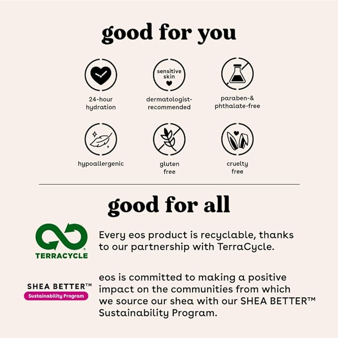 eos 24H Moisture Super Balm- Birthday Cake, Lip Mask, Day or Night Lip Treatment, Made for Sensitive Skin, 0.35 fl oz