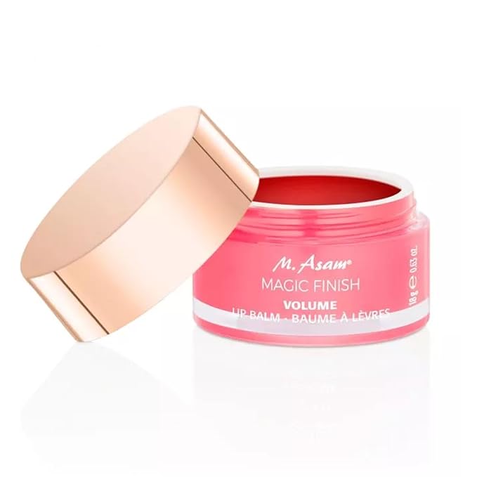 M. Asam MAGIC FINISH Volume & Repair Lip Balm Peachy-Rose (0.11 oz) - Lip balm for delicate shine & more volume with plumping & nourishing vitamin E & shea butter