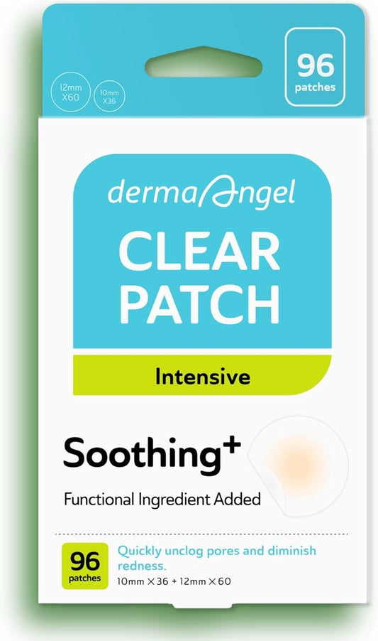 Invisible Salicylic Acid Pimple Patches for Face - Deep Blemish Hydrocolloid Acne Patches, Clear Pimple & Zit Patches for Underground Acne - 96 Count - 2 Sizes Soothing Plus (Clear Patch)