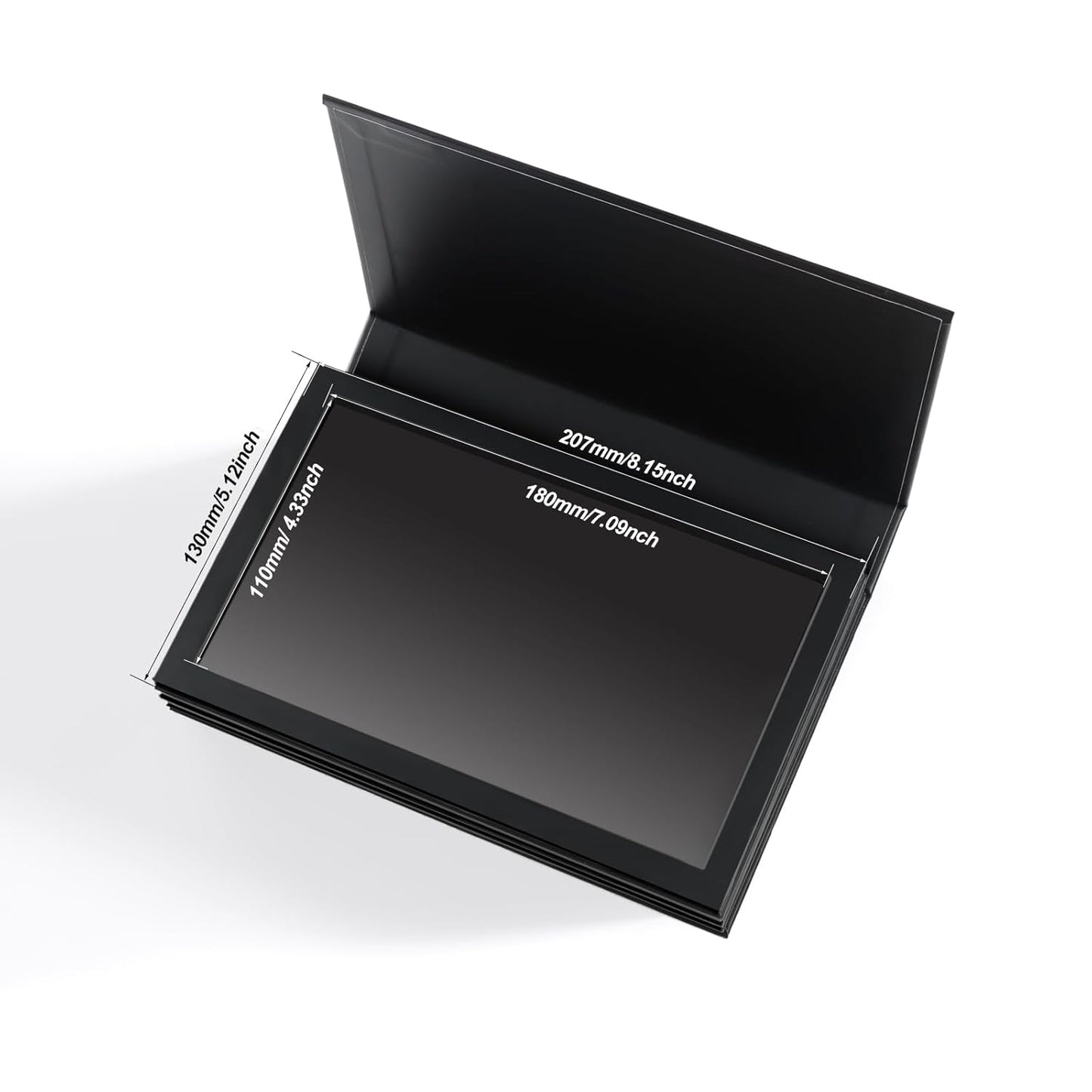 4-Layer Magnetic Makeup Palette Empty, Large Depotting Makeup Palette for Eyeshadow, Blush Powder, Lipstick