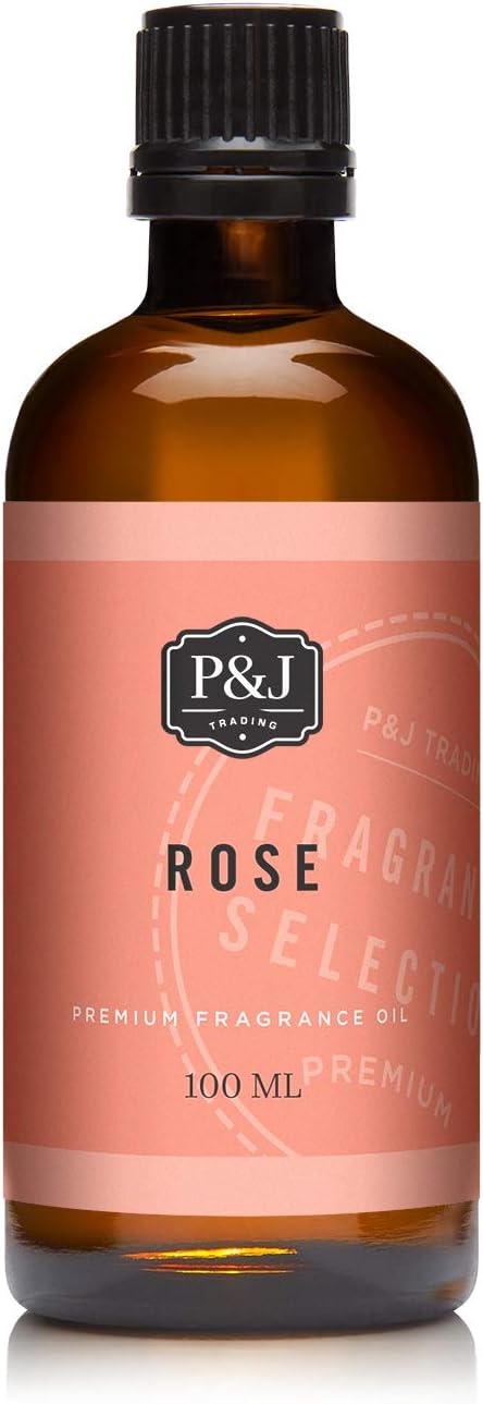 P&J Fragrance Oil - Rose 100ml - Candle Scents, Soap Scents, Diffuser Oil, Aromatherapy