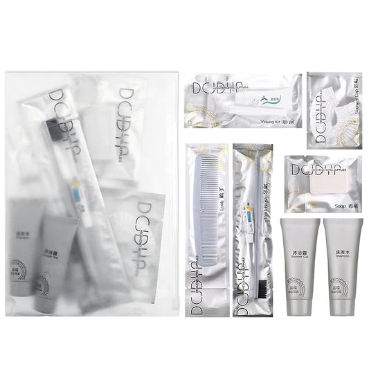 Hygiene Kit, Hygiene Kit Bulk, Individually Packed,The Travel Hygiene Kit Is Fully Equipped, Convenient For Personal Washing, Convenience Kits Suitable For Hotel, Home, Camping, Travel ( Pack-12)